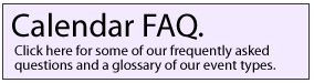 Calendar FAQ/Glossary