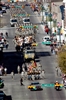 Army Col. Stephen Twitty leads more than 3,000 of his soldiers through the streets of downtown El Paso, Texas, during a Welcome Home Heroes Parade Feb. 27, 2008. Twitty is commander of the 1st Cavalry Division's 4th Brigade Combat Team. 