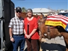 Wesley and Peggy Bushnell stand beside the riderless horse that honored their son, Sgt. William Bushnell, during El Paso, Texas’s homecoming parade for the 1st Infantry Division's 4th Brigade Combat Team, Feb. 27, 2008. Wesley Bushnell walked with the horse during the parade as a tribute to his son, who was killed in Iraq.