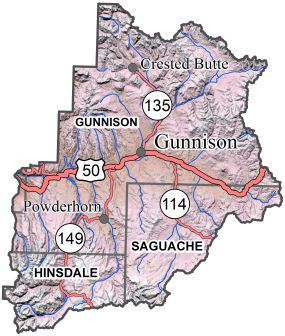 Gunnison Field Office Map