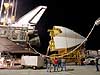 Discovery receives post-flight processing at NASA's Dryden Flight Research Center, Calif.