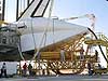 Discovery receives post-flight processing at NASA's Dryden Flight Research Center, Calif.