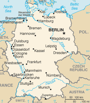 Map of Germany