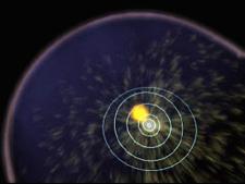 Animation of heliosphere expanding from solar blast