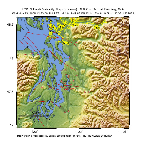 Peak Ground Velocity Image