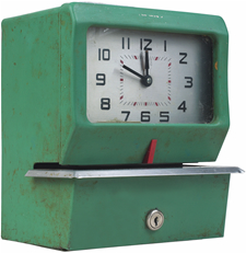 Image a timeclock