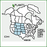 Distribution of Astragalus bisulcatus (Hook.) A. Gray var. bisulcatus. . 