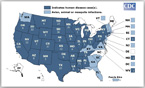 Map of West Nile Virus Activity 08