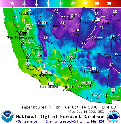 National Digital Forecast Database Image