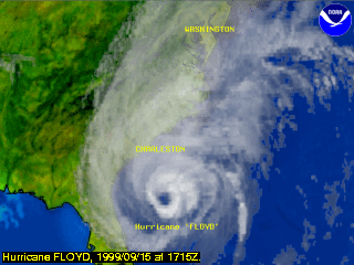 Hurricane FLOYD, 1999/09/15 at 1715Z.

