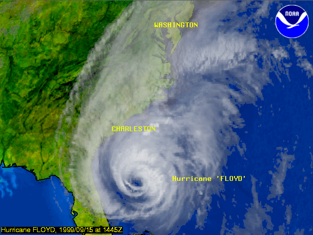 Hurricane FLOYD, 1999/09/15 at 1445Z.
