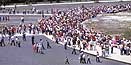 Summer Crowd at Old Faithful.