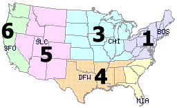 airmet area map