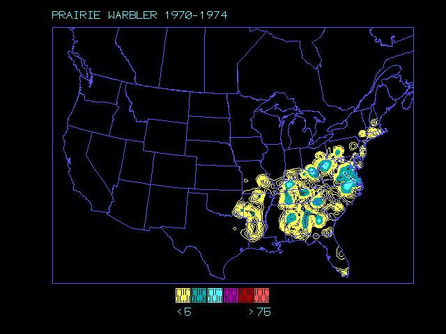 species distribution map