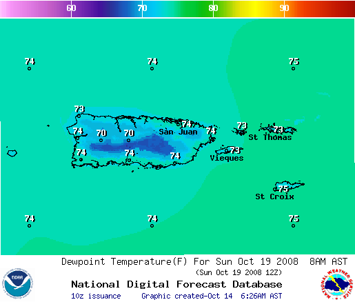 National Digital Forecast Database Image