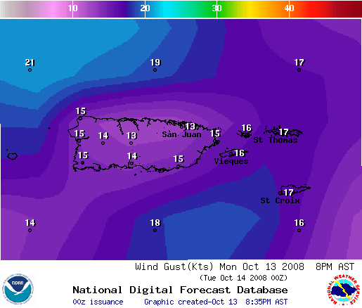 National Digital Forecast Database Image