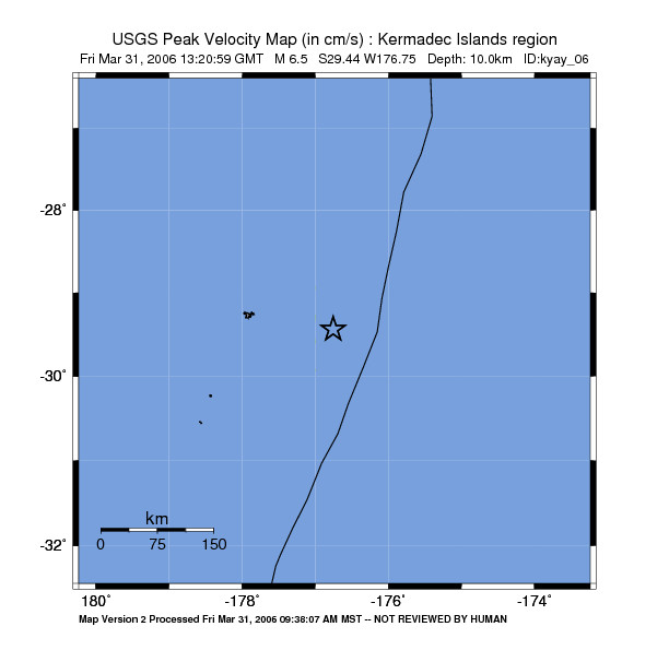 Peak Ground Velocity Image