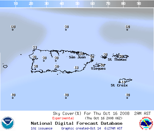 National Digital Forecast Database Image