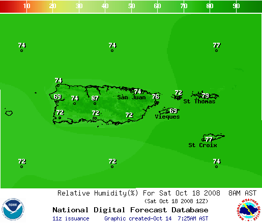 National Digital Forecast Database Image