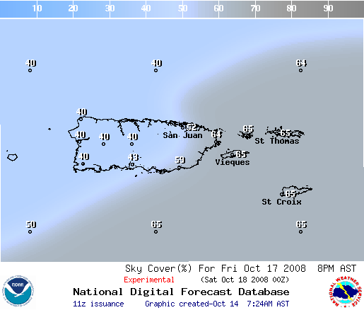 National Digital Forecast Database Image