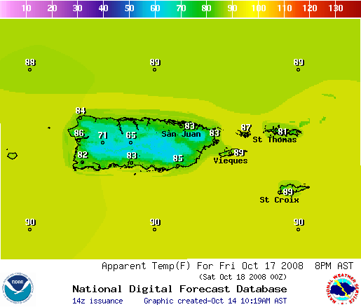 National Digital Forecast Database Image