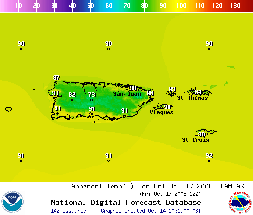 National Digital Forecast Database Image