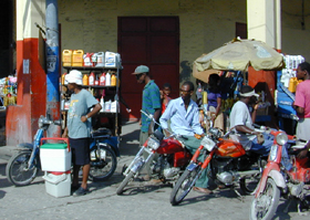 In downtown Port-au-Prince, May 2005.