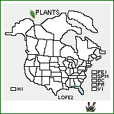 Distribution of Lobelia feayana A. Gray. . 