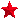 Red Star-Shaped Bullet