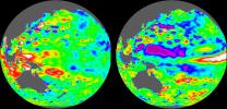TOPEX/El Niño Watch - Indonesia Area, December, 1996 and August, 1997