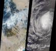 MISR Images Forest Fires and Hurricane