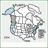 Distribution of Fragaria ×ananassa (Weston) Duchesne ex Rozier (pro sp.) [chiloensis × virginiana]. . 