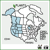 Distribution of Fragaria virginiana Duchesne ssp. platypetala (Rydb.) Staudt. . Image Available. 