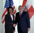 Secretary Rice and Austrian Federal Chancellor Alfred Gusenbauer at the Chancellors Office. U.S. Embassy photo by Erwin Giedenbacher