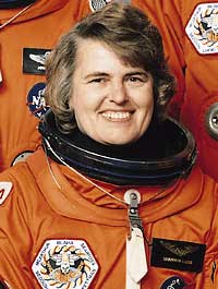 Shannon Lucid, an American astronaut, set the world record for time in space by a woman. In 1996, she spent 188 days in space, mostly aboard the Russian space station Mir.