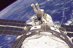 The first two modules of the International Space Station were assembled in December 1998.