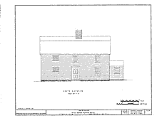 Pike-Haven-Foster House, drawing, south elevation