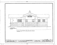 T.S. Eastabrook House, south elevation