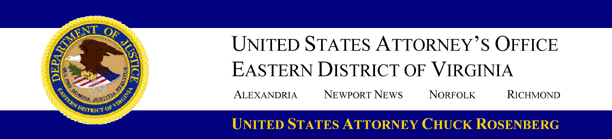 US Attorneys' Office Eastern District of Virgina