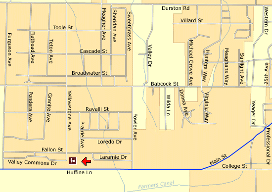 Bozeman Ranger Station is located on the corner of Yellowstone and Fallon