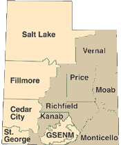 BLM Utah Field Office Map
