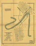 Map of boundaries between Texas and Mexico