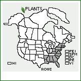 Distribution of Rosa wichuraiana Crép.. . 