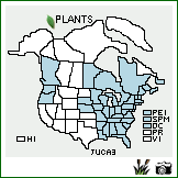 Distribution of Juncus canadensis J. Gay ex Laharpe. . Image Available. 