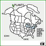 Distribution of Crataegus jesupii Sarg.. . Image Available. 