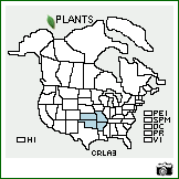 Distribution of Crataegus lanuginosa Sarg.. . Image Available. 