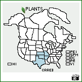 Distribution of Crataegus reverchonii Sarg.. . Image Available. 