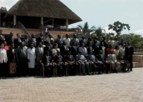 A group photo of Ministers, DPM, WRs and participants. 