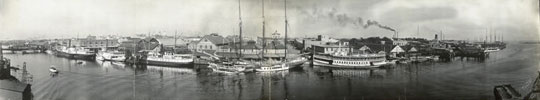 Water front, Tampa, Fla. Haines Photo Co. 1909. Library of Congress Panoramic Photograph Collection.