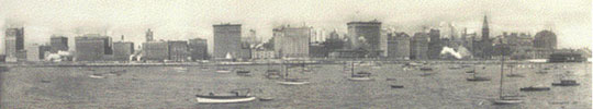 Chicago's water front. Kaufman, Weiner & Frabry Co. 1912. Library of Congress Panoramic Photograph Collection.